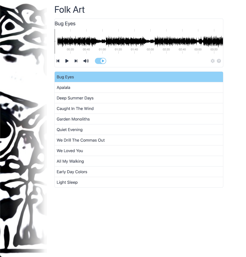 Folk Art: A generative music experiment